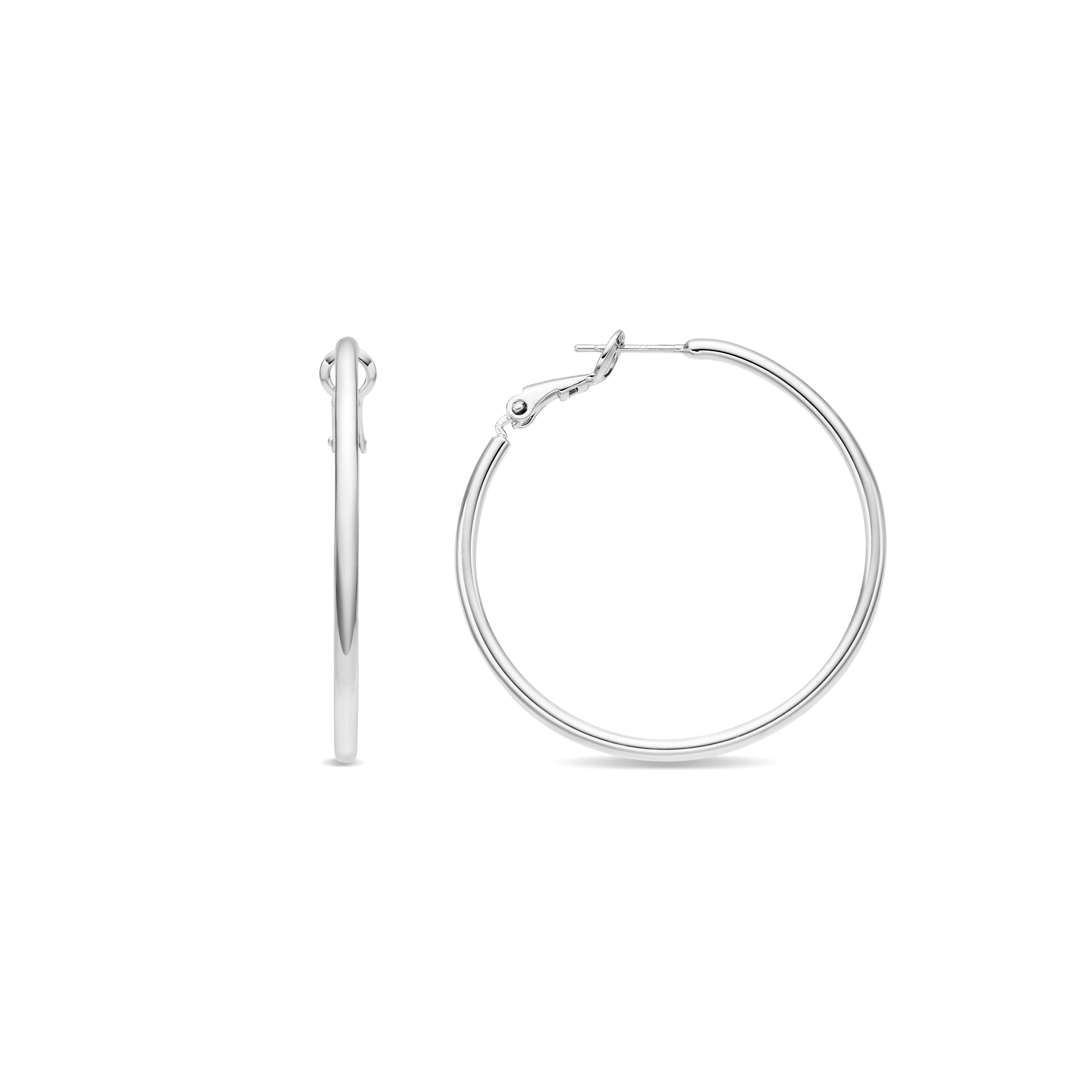 Orecchini con - finitura argento - Dierax