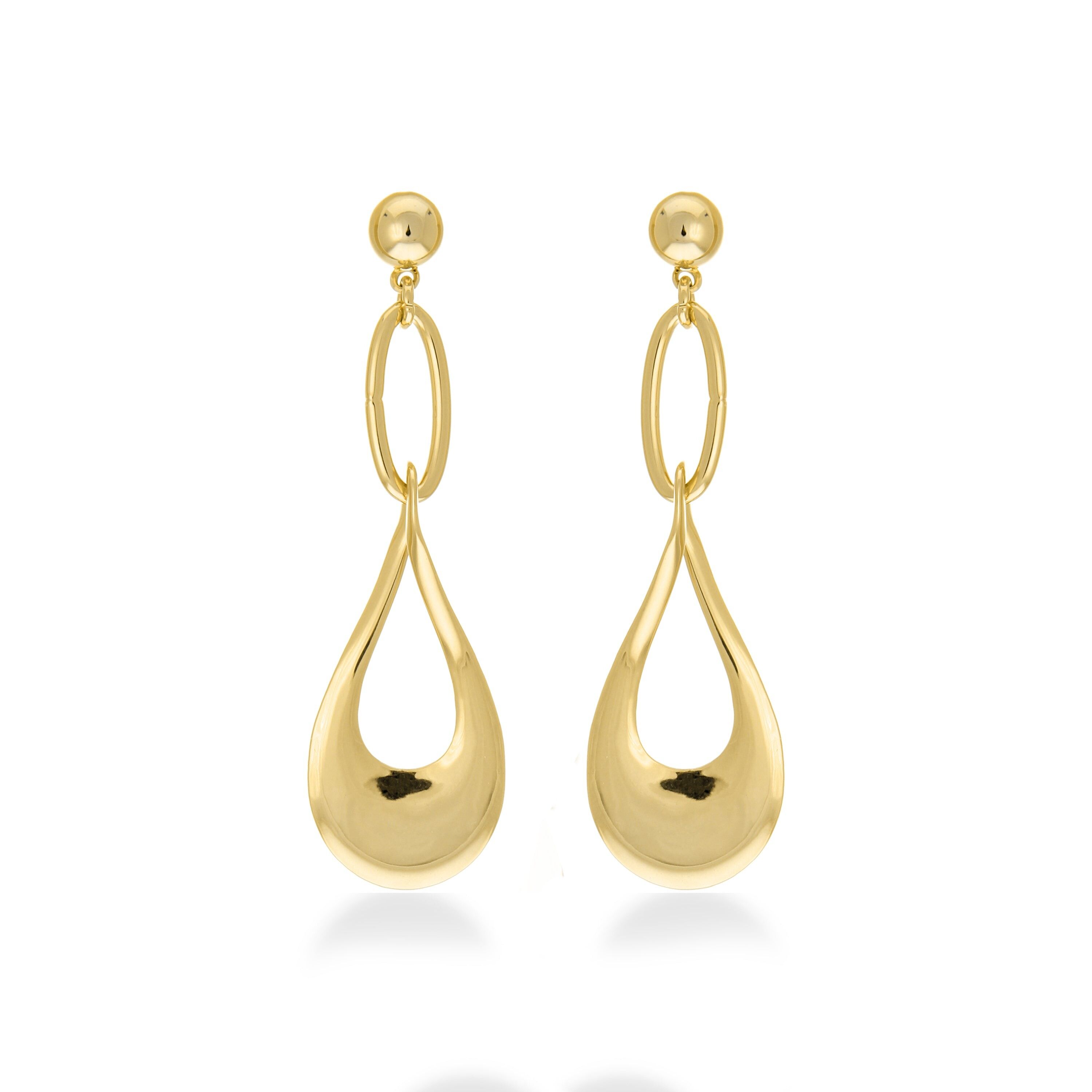 Ohrringe aus 18 Karat Gelbgold – Nkara