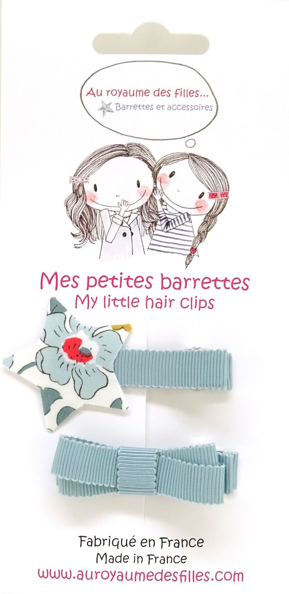 Set di 2 fermagli per capelli E20