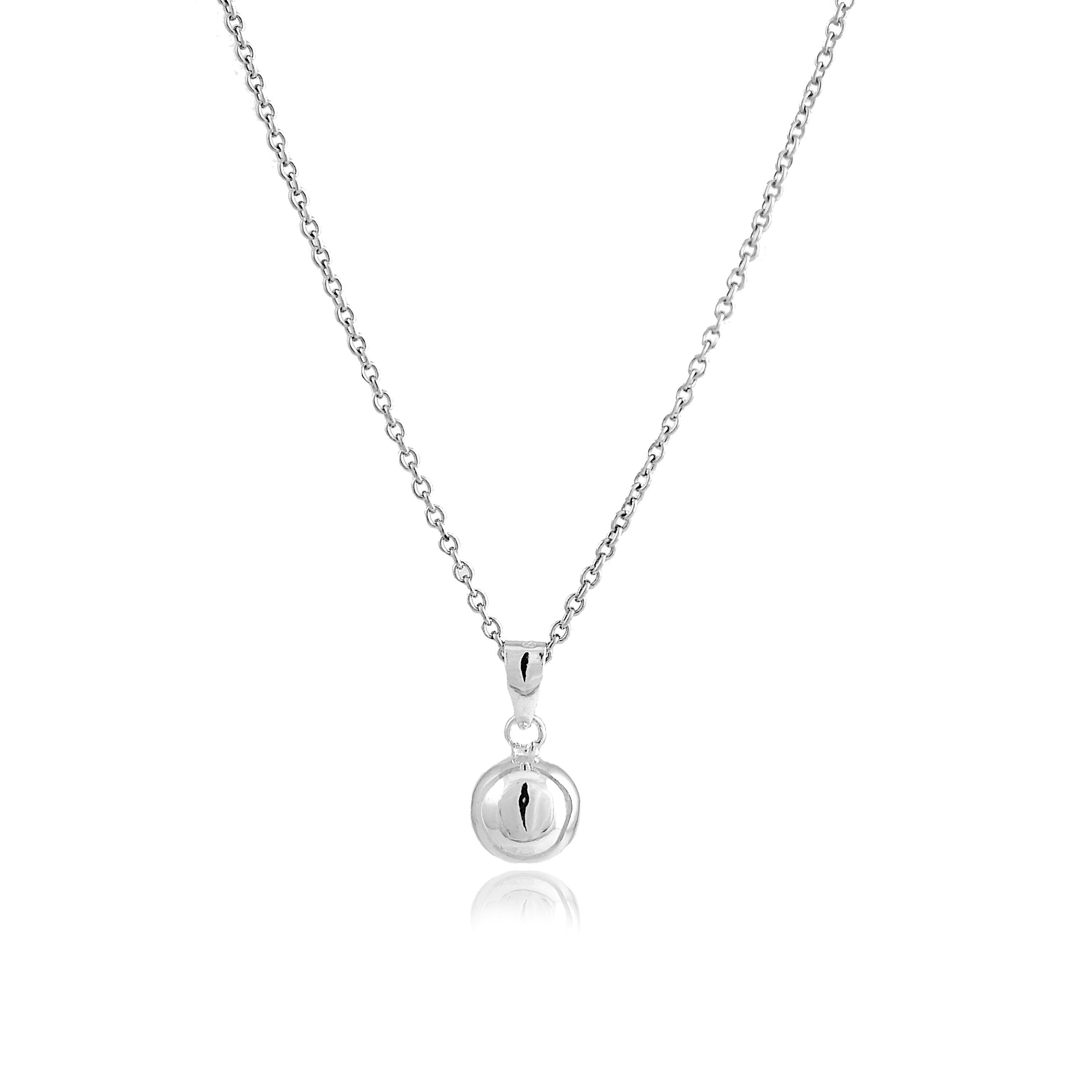 Collana in argento sterling 925 con finitura rodio - Yedia
