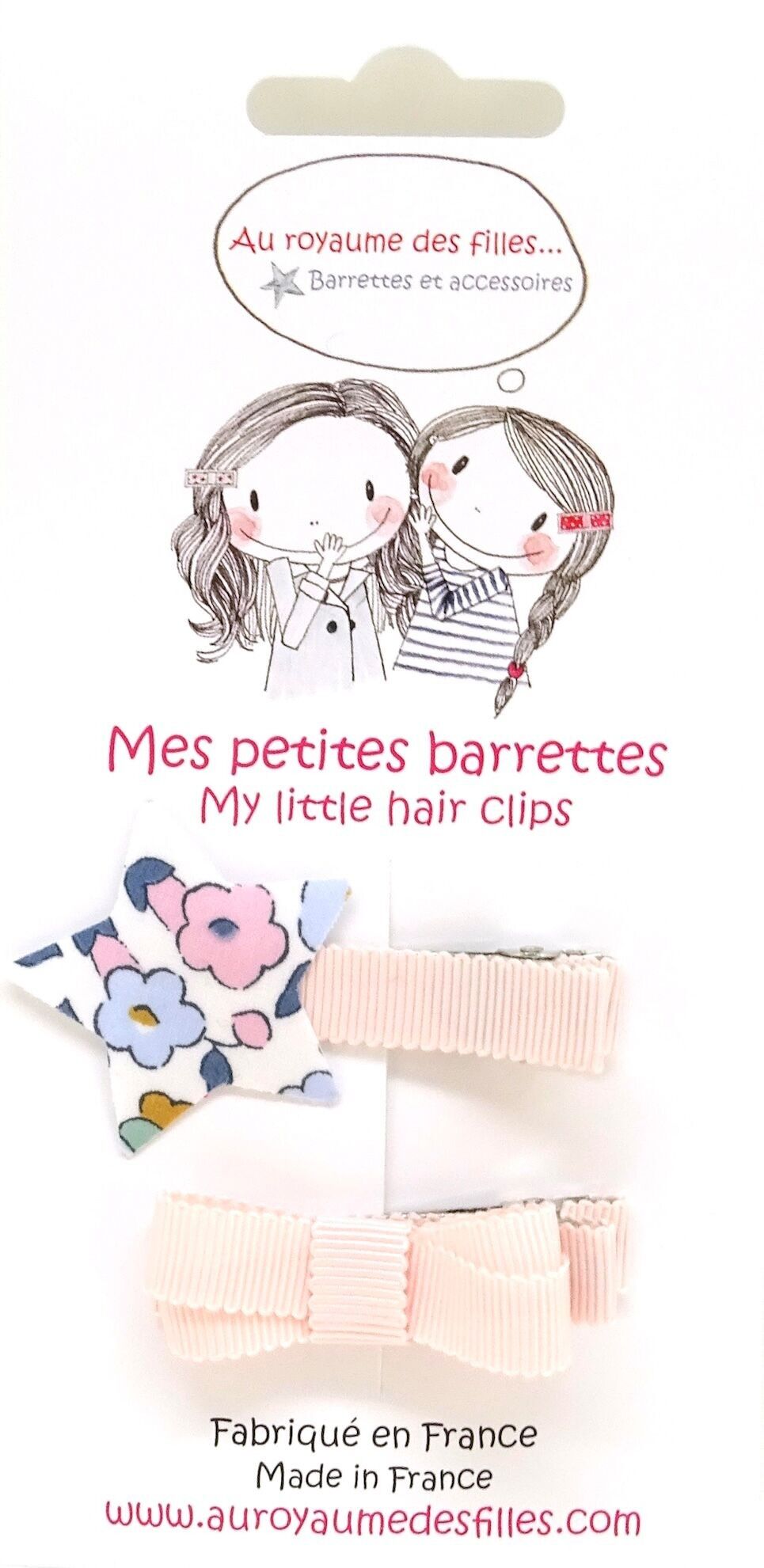 Set di 2 fermagli per capelli E26