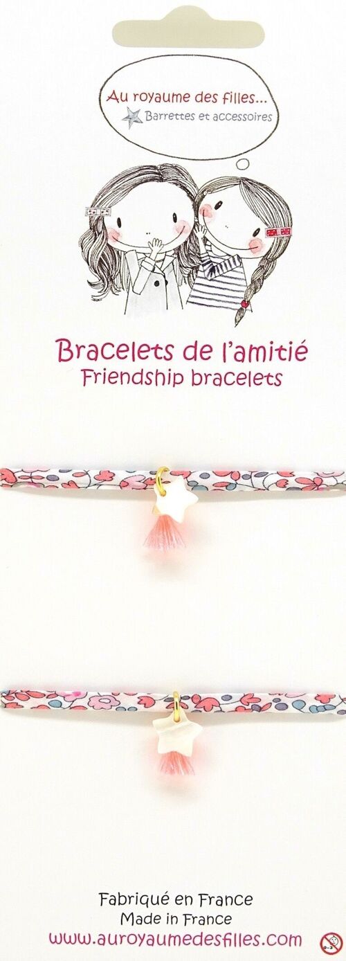 Bracelets amitié nacre étoile - BAM1