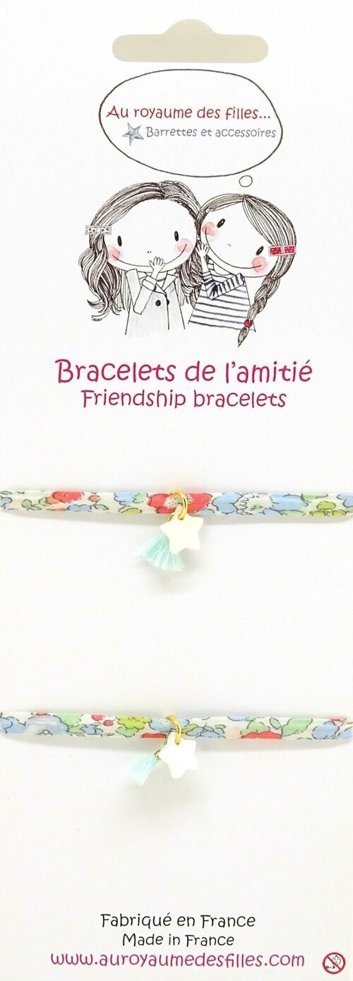 Bracelets amitié nacre étoile -BAM3