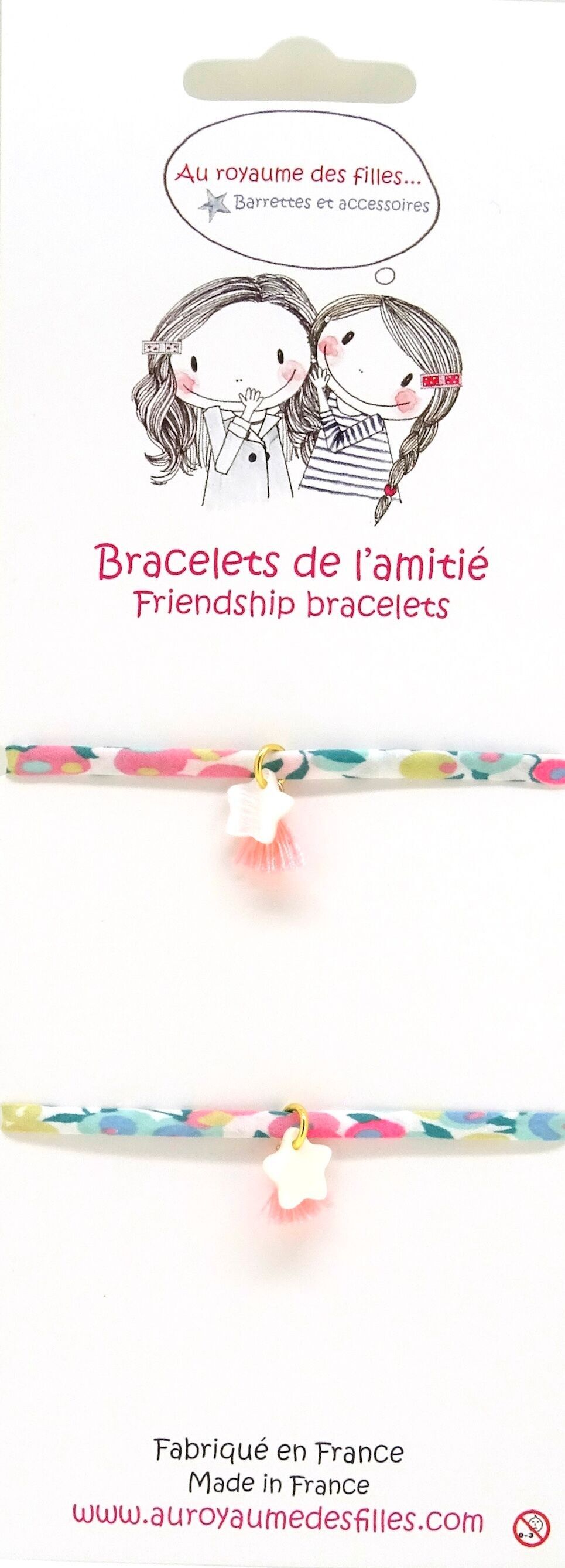 Star mother-of-pearl friendship bracelets -BAM3