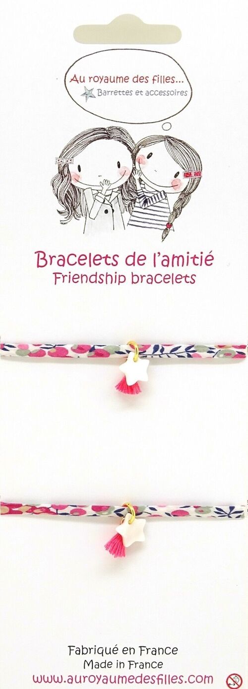 Bracelets amitié nacre étoile -BAM2