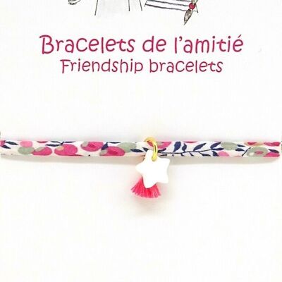 Star mother-of-pearl friendship bracelets -BAM2
