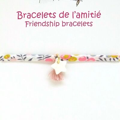 Braccialetti dell'amicizia a forma di stella in madreperla - BAM2