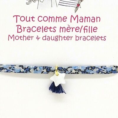 Bracciali madre/figlia cuore madreperla BMF1