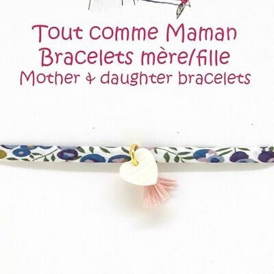 Bracelets Mère/Fille nacre étoile BMF5
