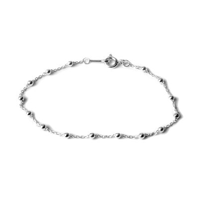 Pulsera de Plata de Ley 925 acabada en rodio - Plata