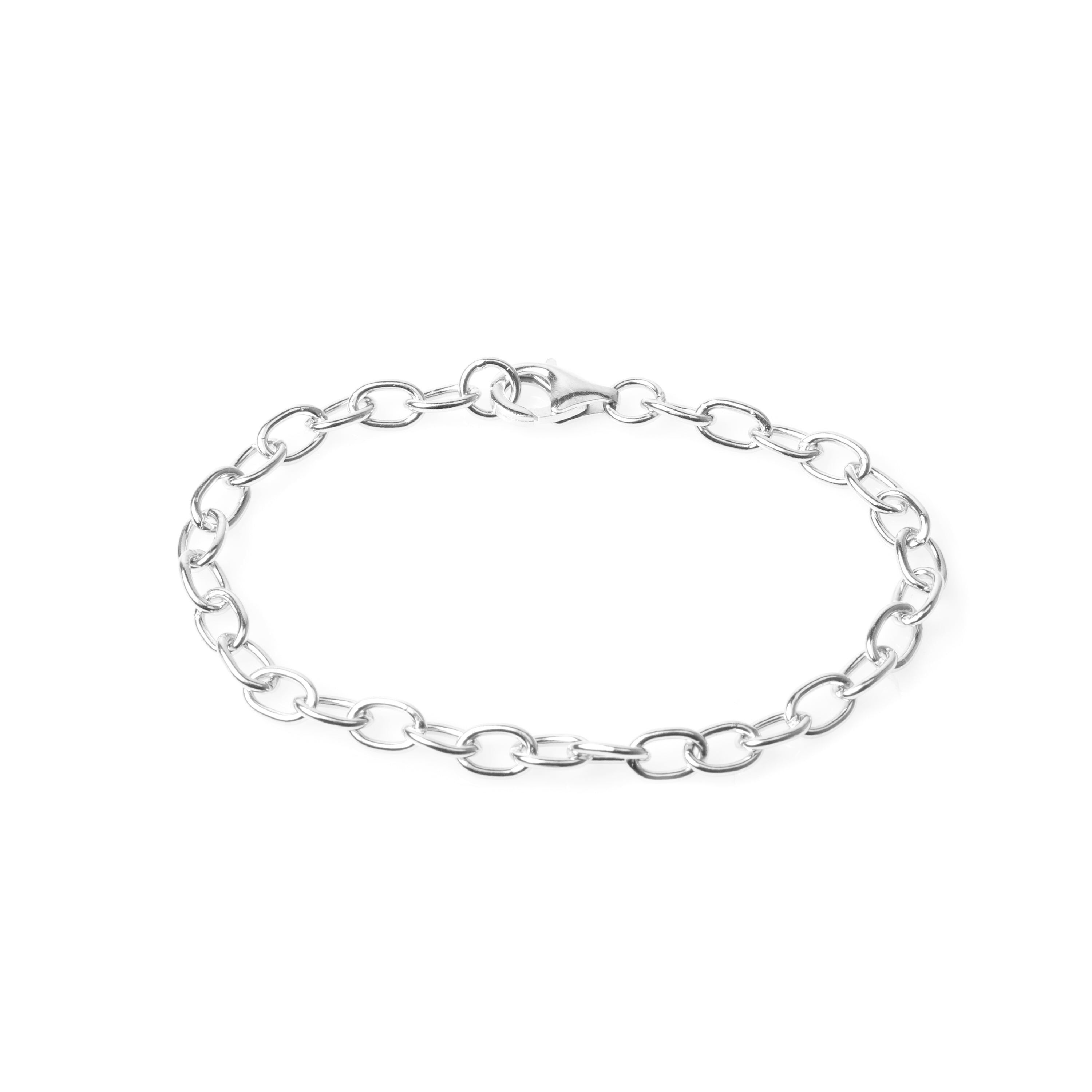 Bracciale in Argento Sterling 925 rifinito in rodio - Eslabon