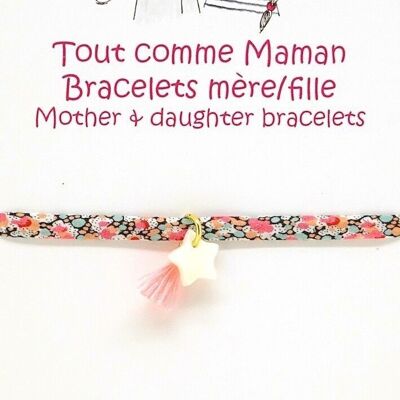 Mother/Daughter mother-of-pearl star bracelets BMF6
