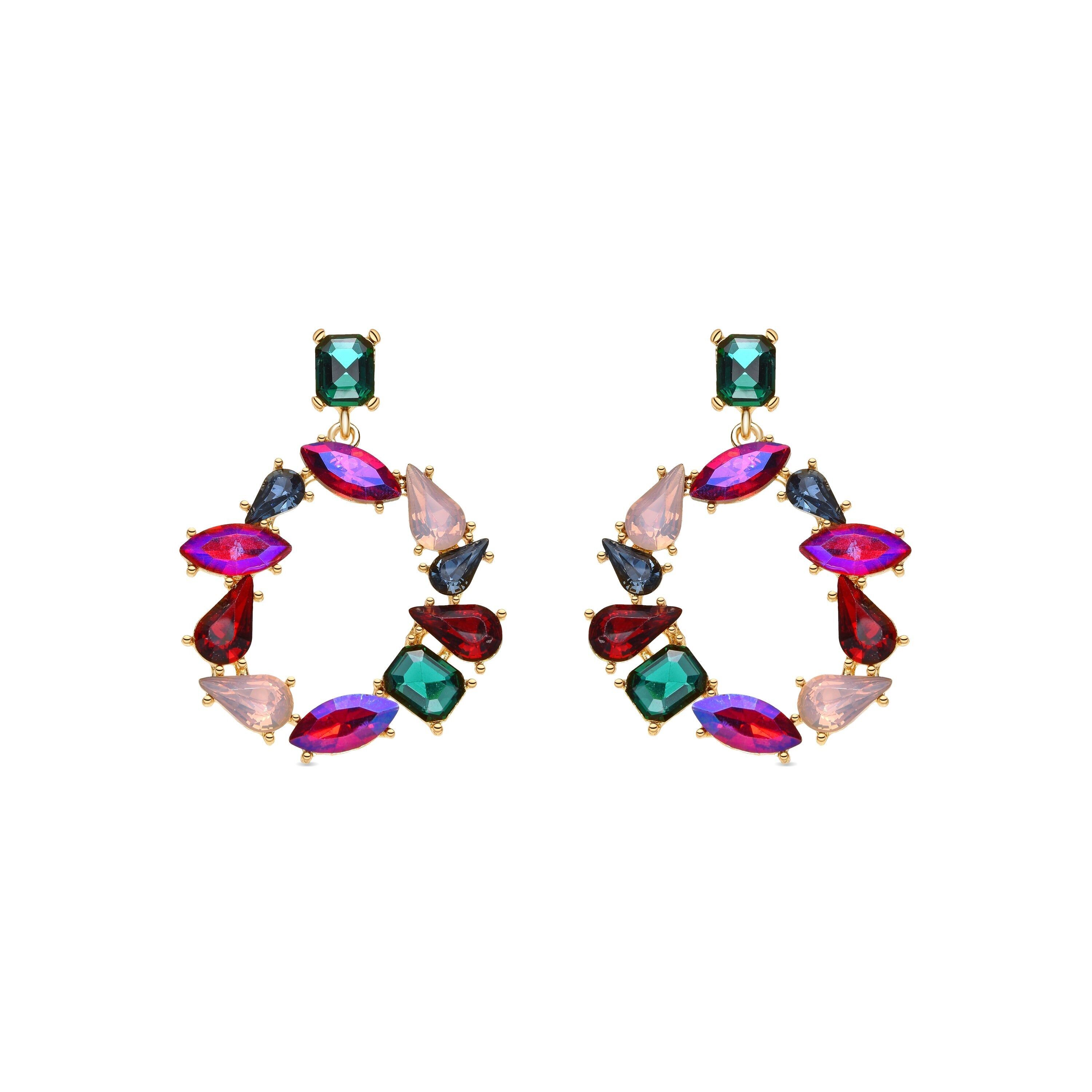 Luxenter Moken-Ohrringe mit 18-karätigem Goldfinish