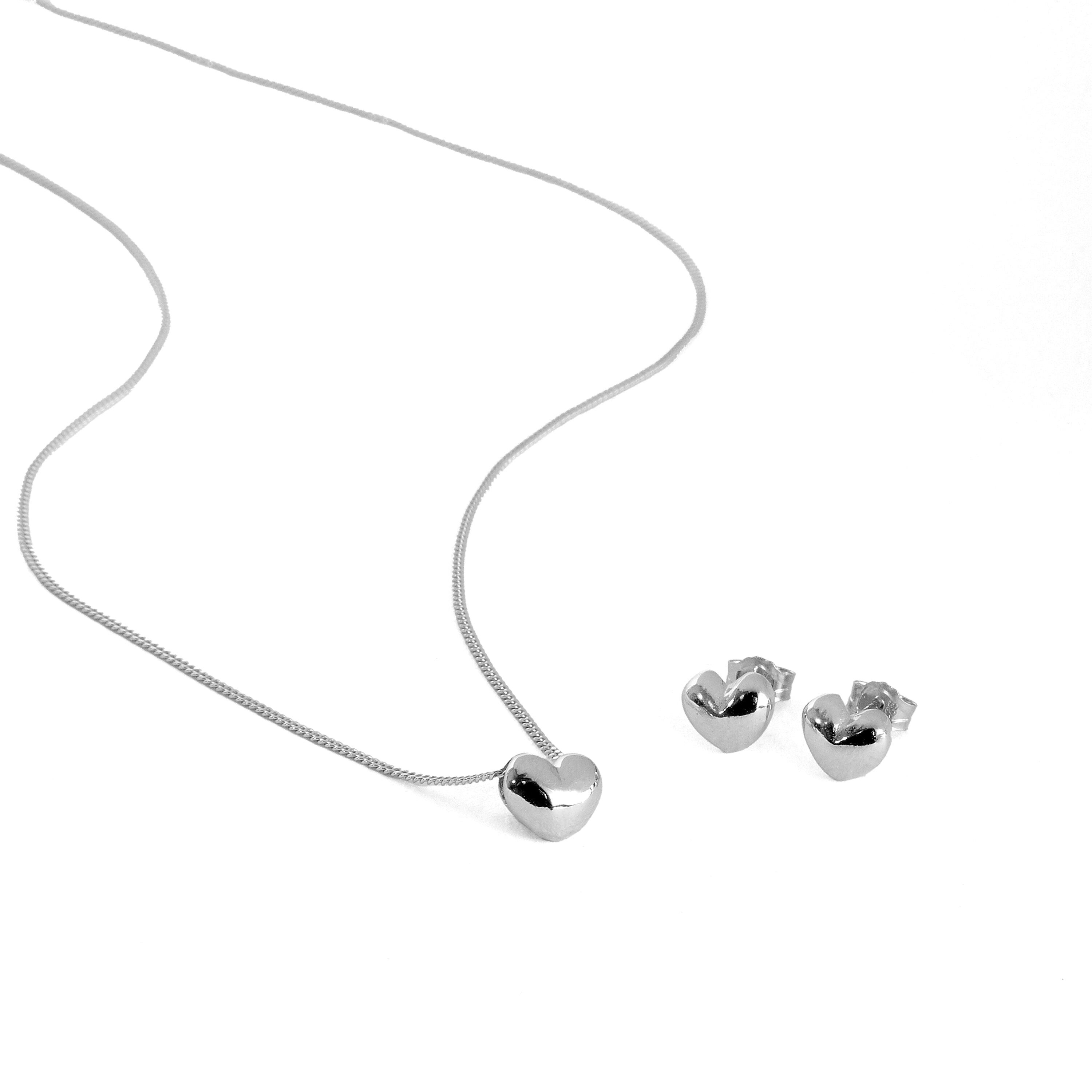 Orecchini e collana Luxenter Qaiser in argento sterling 925