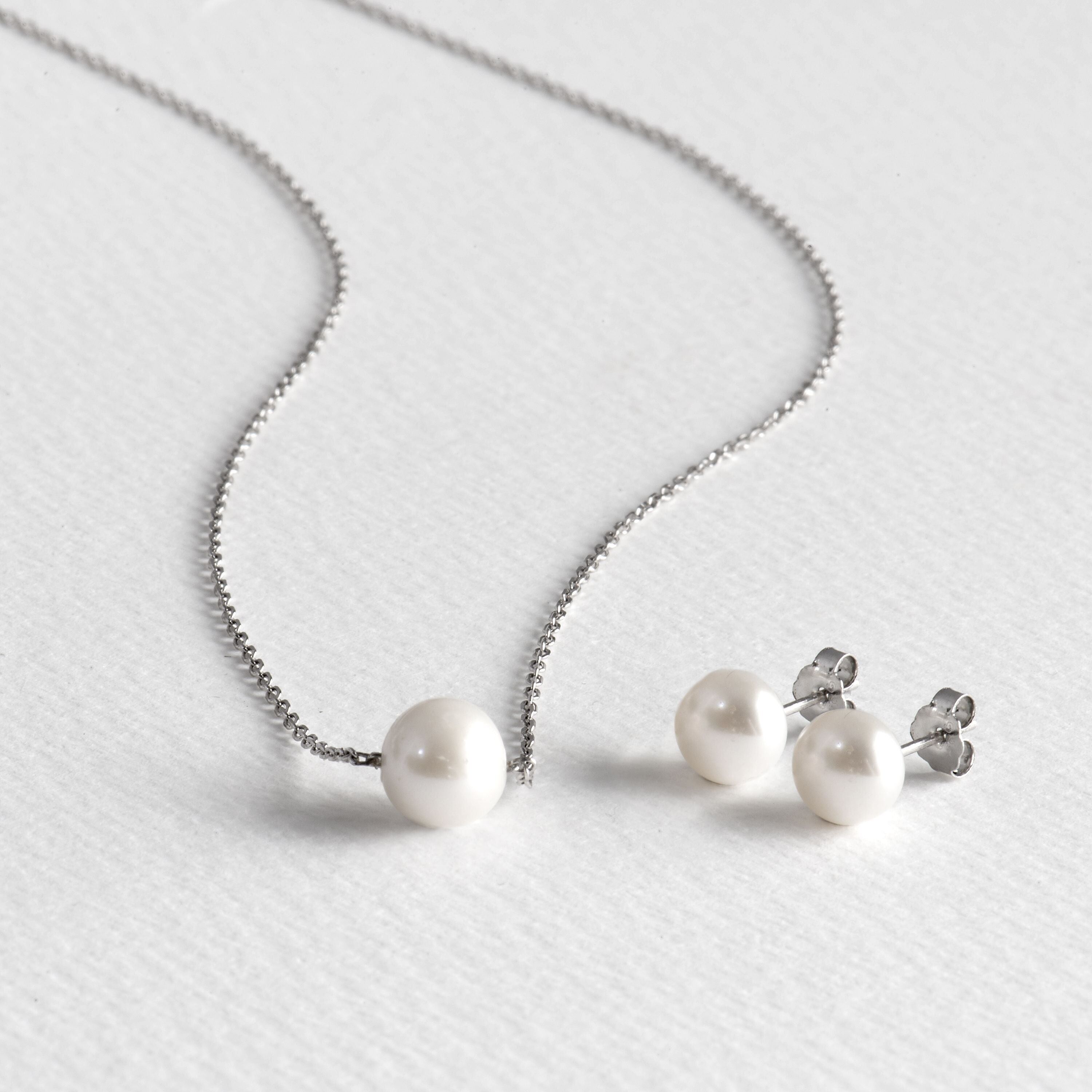 Set di orecchini e collana Basic Luxenter in argento sterling 925