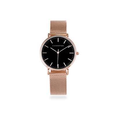 Luxenter Didia watch with 18-carat rose finish