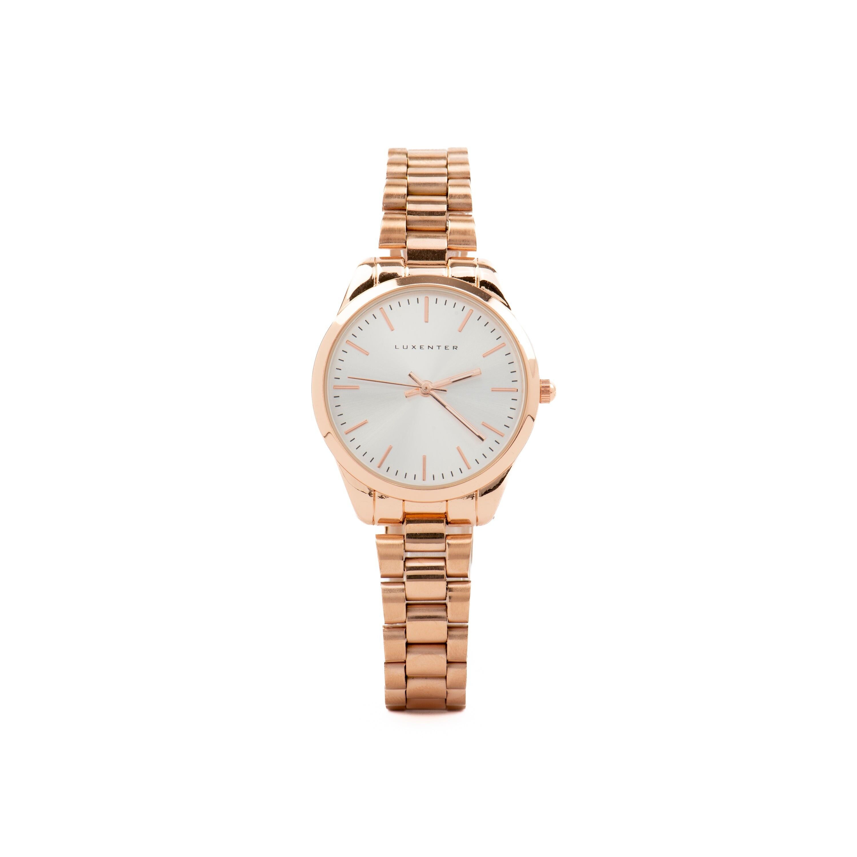 Orologio Luxenter Verni finitura oro rosa 18 carati