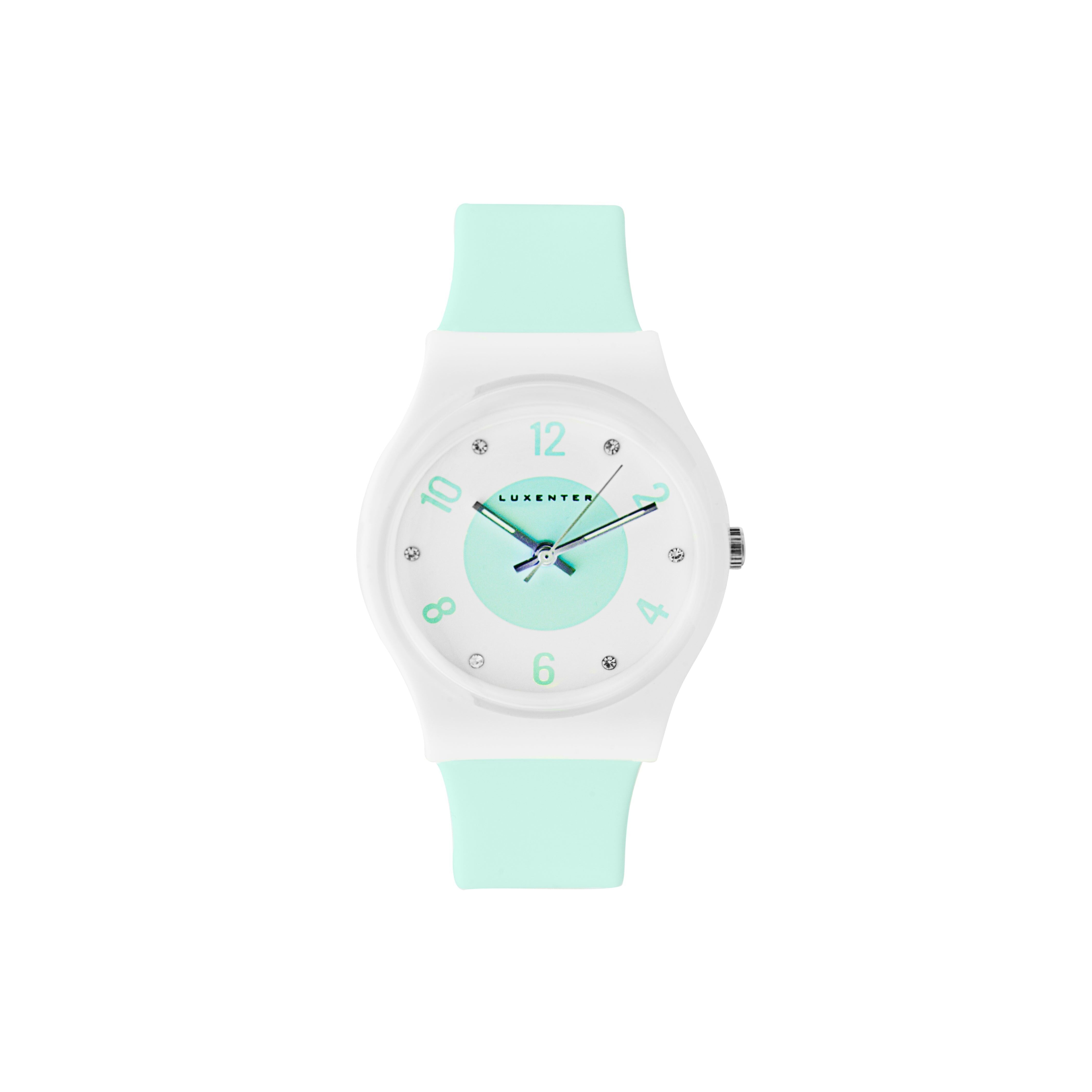 Orologio Luxenter Khara rifinito in rodio