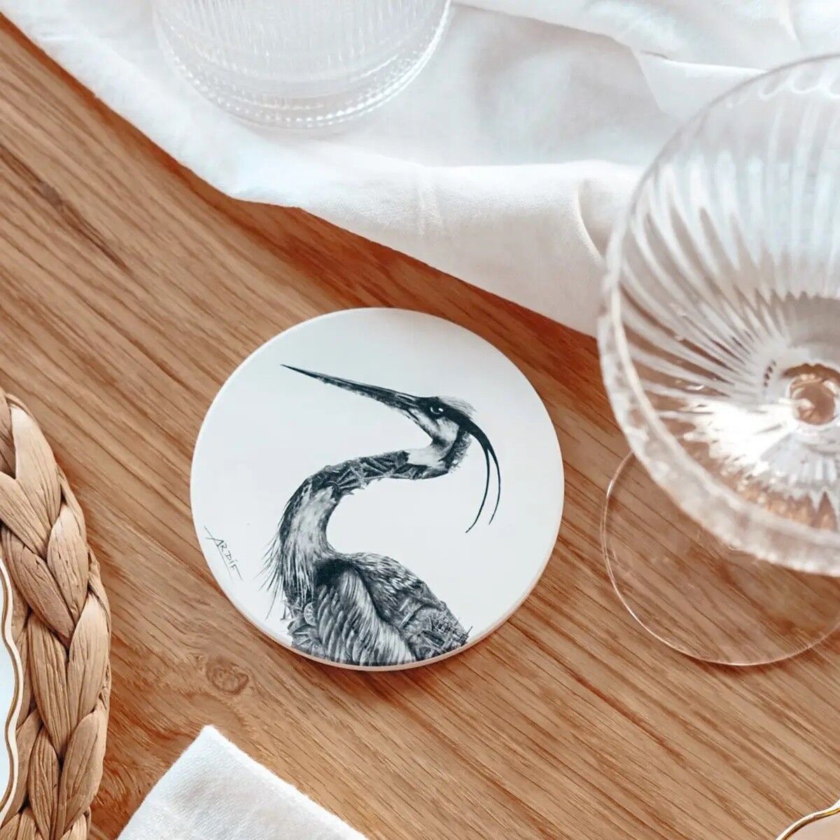 Box mit 4 Keramikuntersetzern x ARDIF