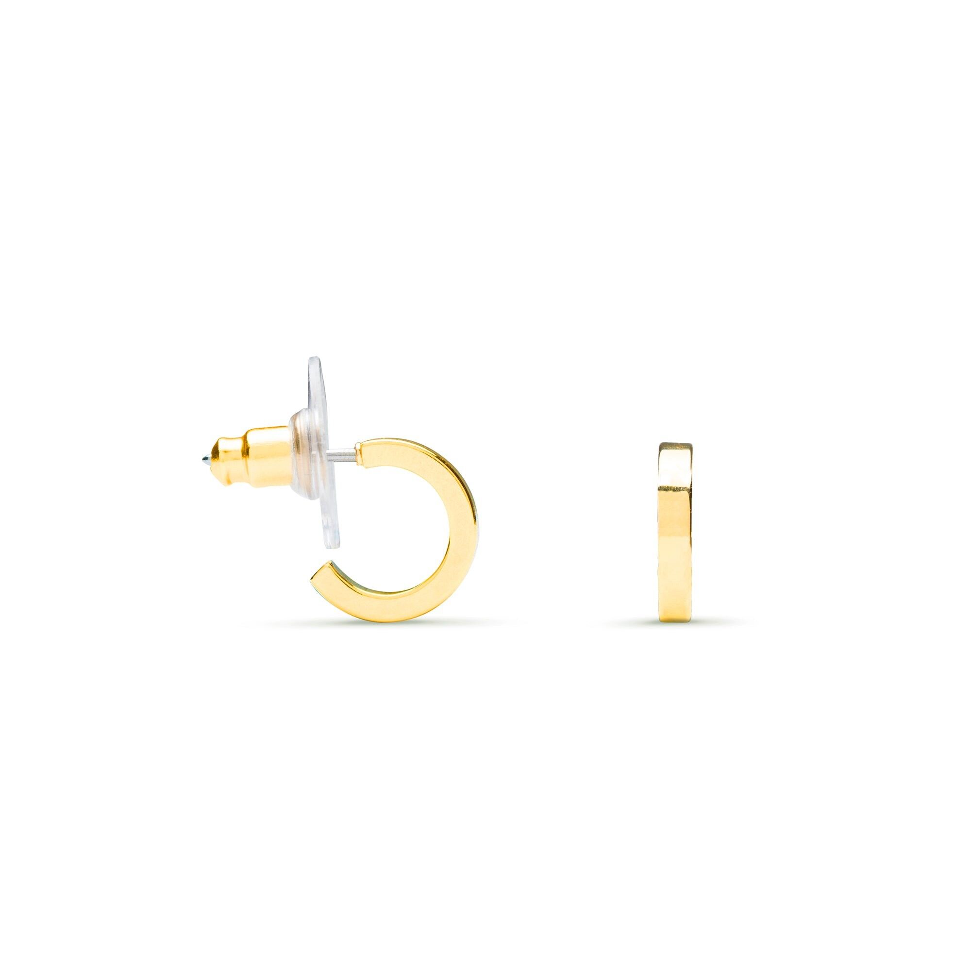 Orecchini Luxenter rifiniti in oro giallo 18 carati - Caror