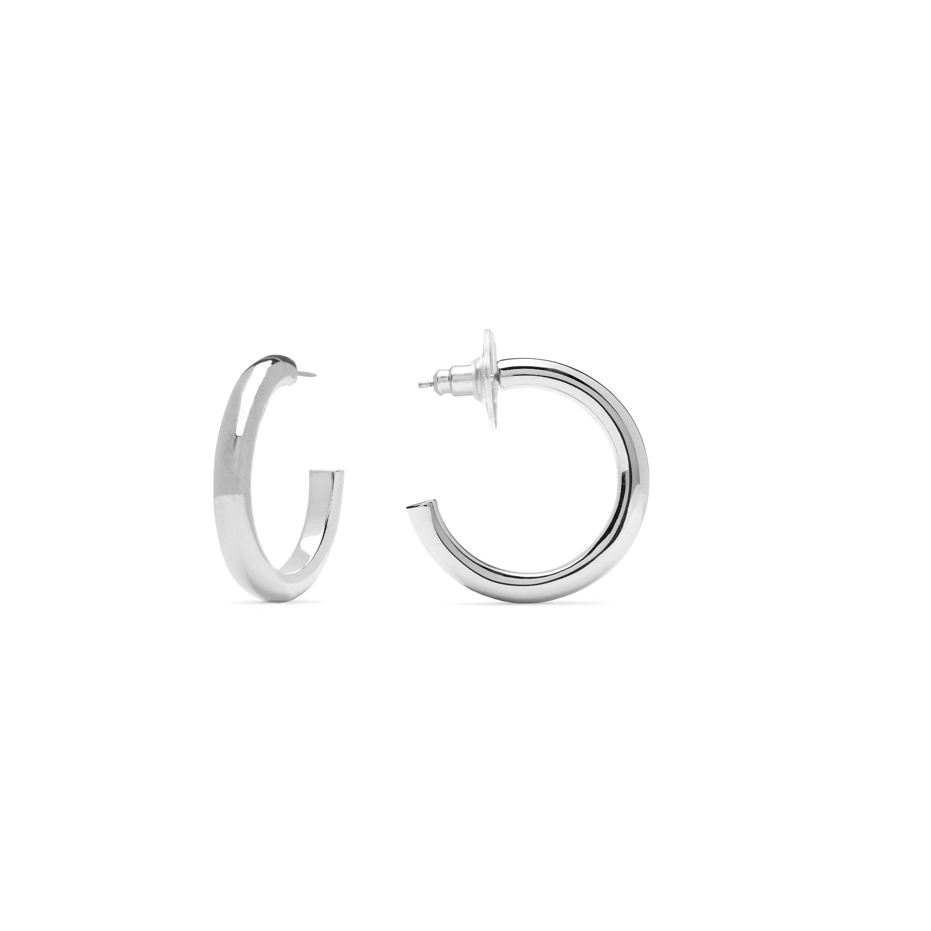 Pendientes Luxenter acabados en rodio - Dancir