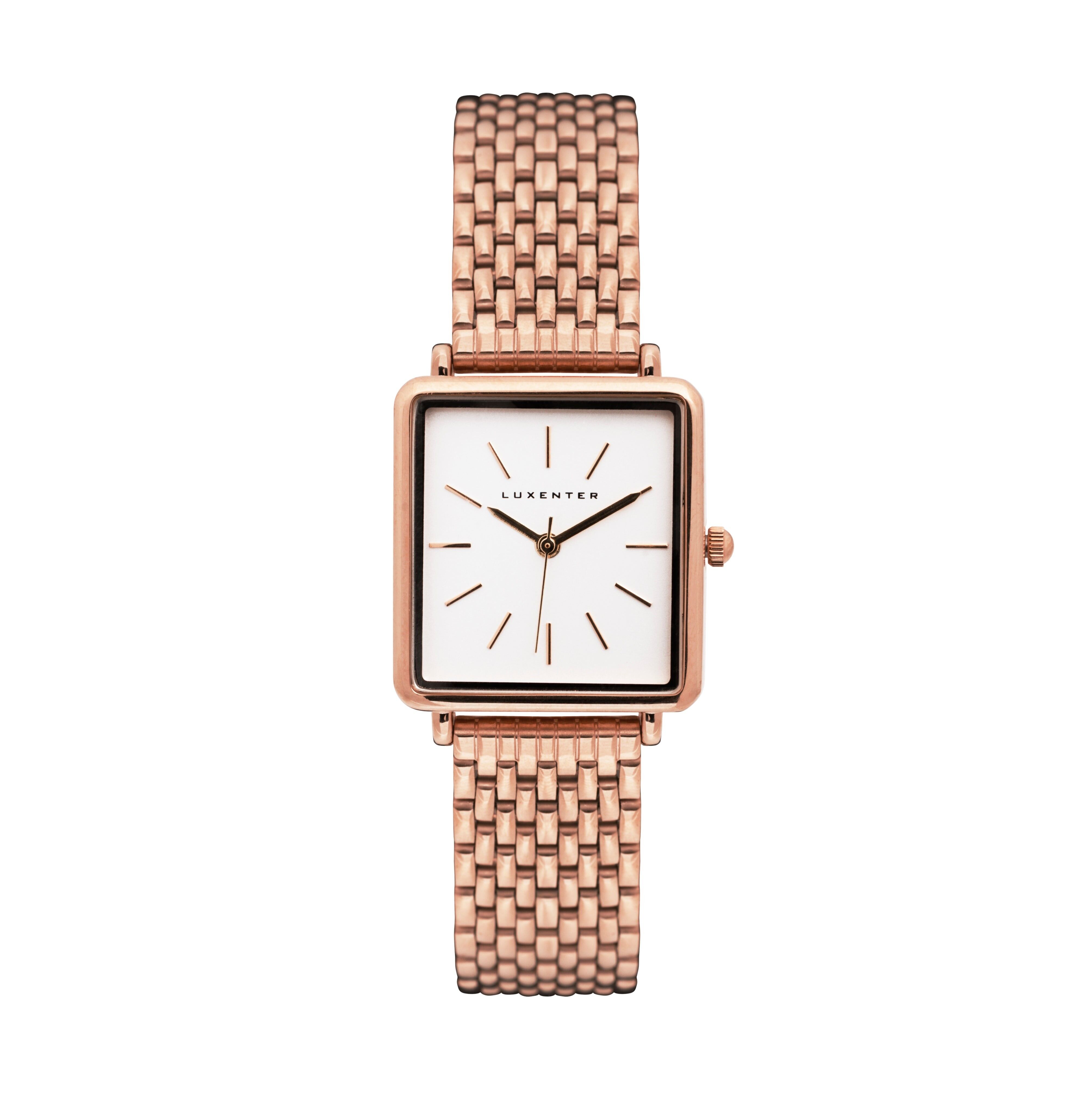 Orologio Luxenter rifinito in oro rosa 18 carati - Nika