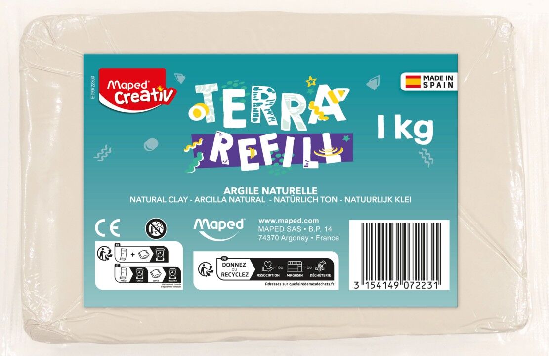 MAPED CREATIV - TERRA POTTERY Ricarica di argilla