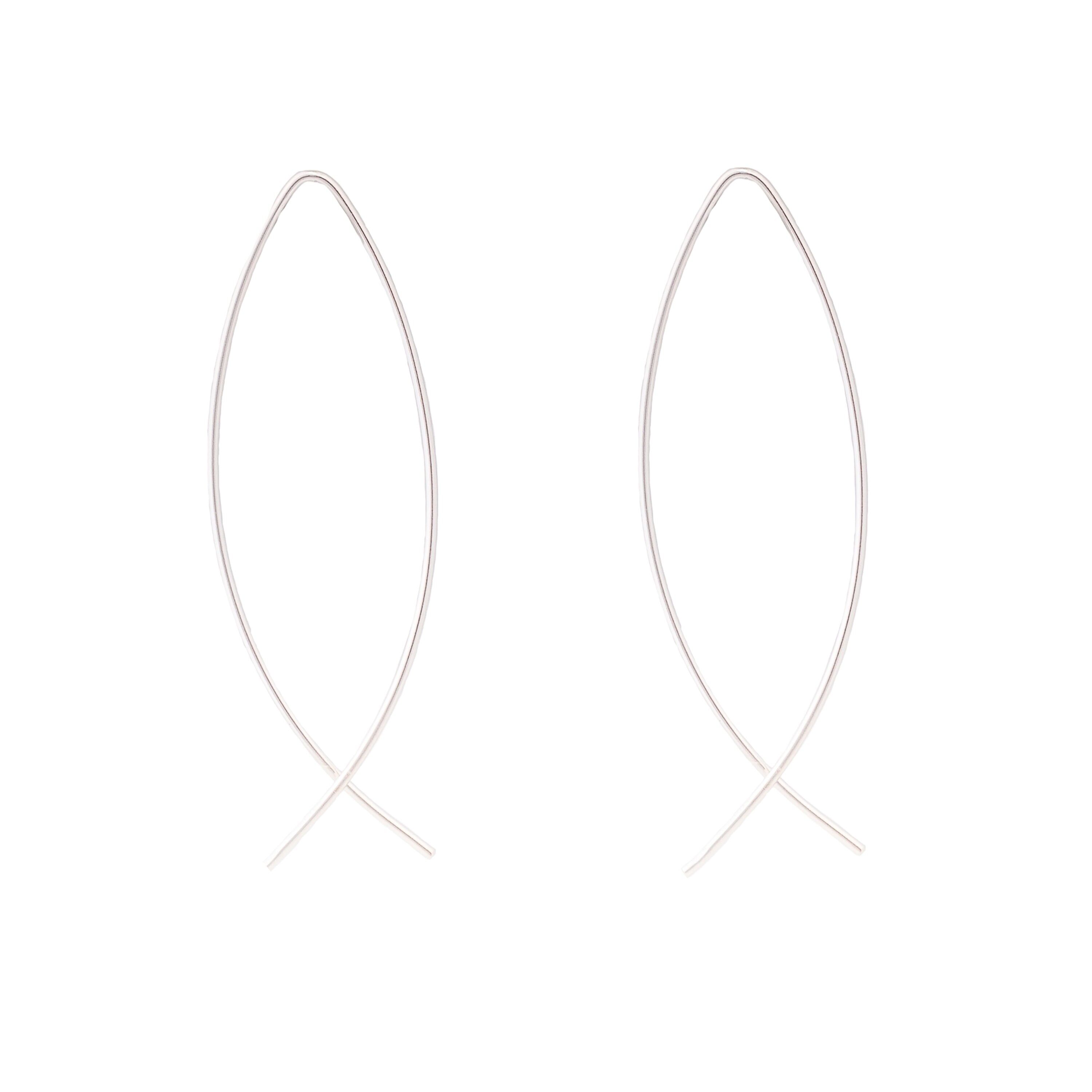 Orecchini Luxenter in argento sterling 925 con finitura rodiata - Essenziali