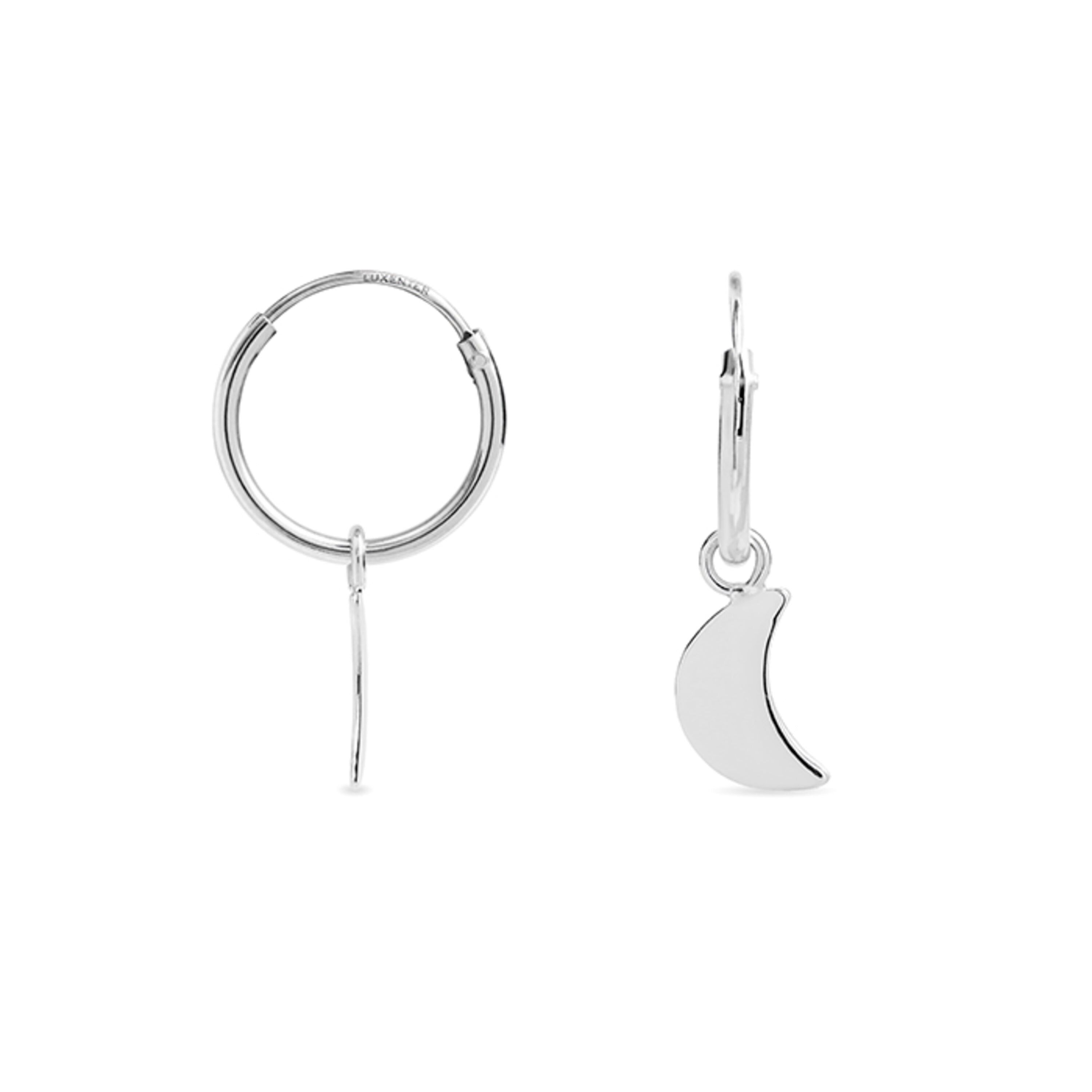 Orecchini Luxenter in argento sterling 925 con finitura rodiata - Essenziali
