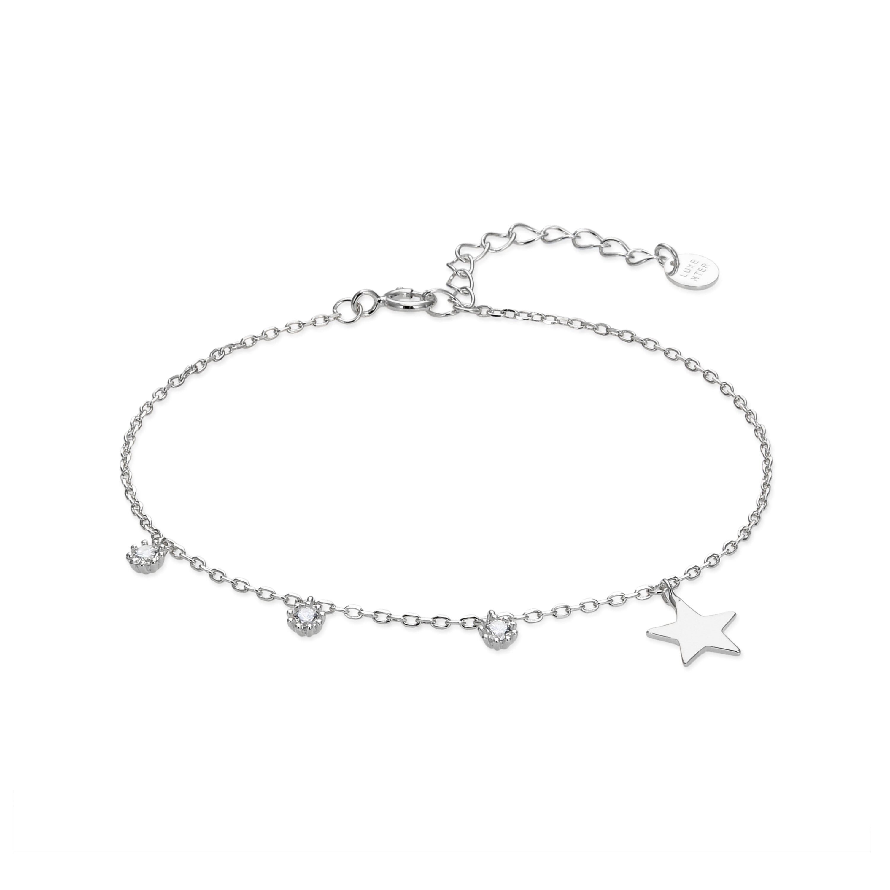 Bracciale Luxenter in Argento Sterling 925 con Zirconi Lucidi rifiniti in rodio - Yedur