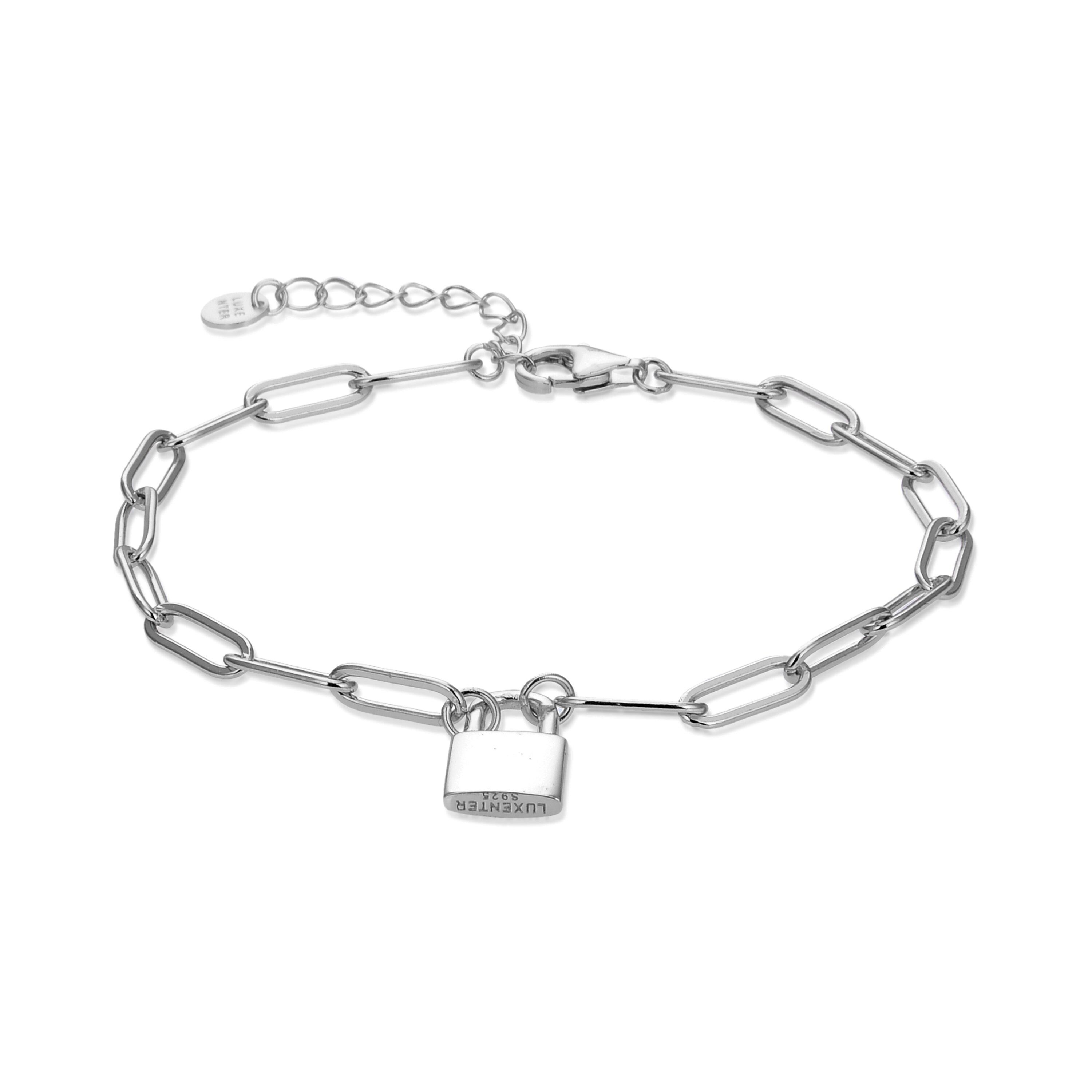 Luxenter bracelet made of 925 sterling silver with rhodium finish - Darisen