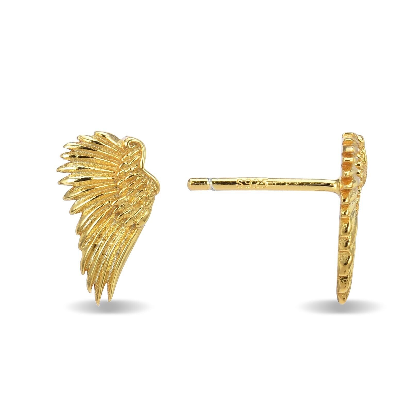 Orecchini Luxenter in argento sterling 925 rifiniti in oro giallo 18 carati - Korik