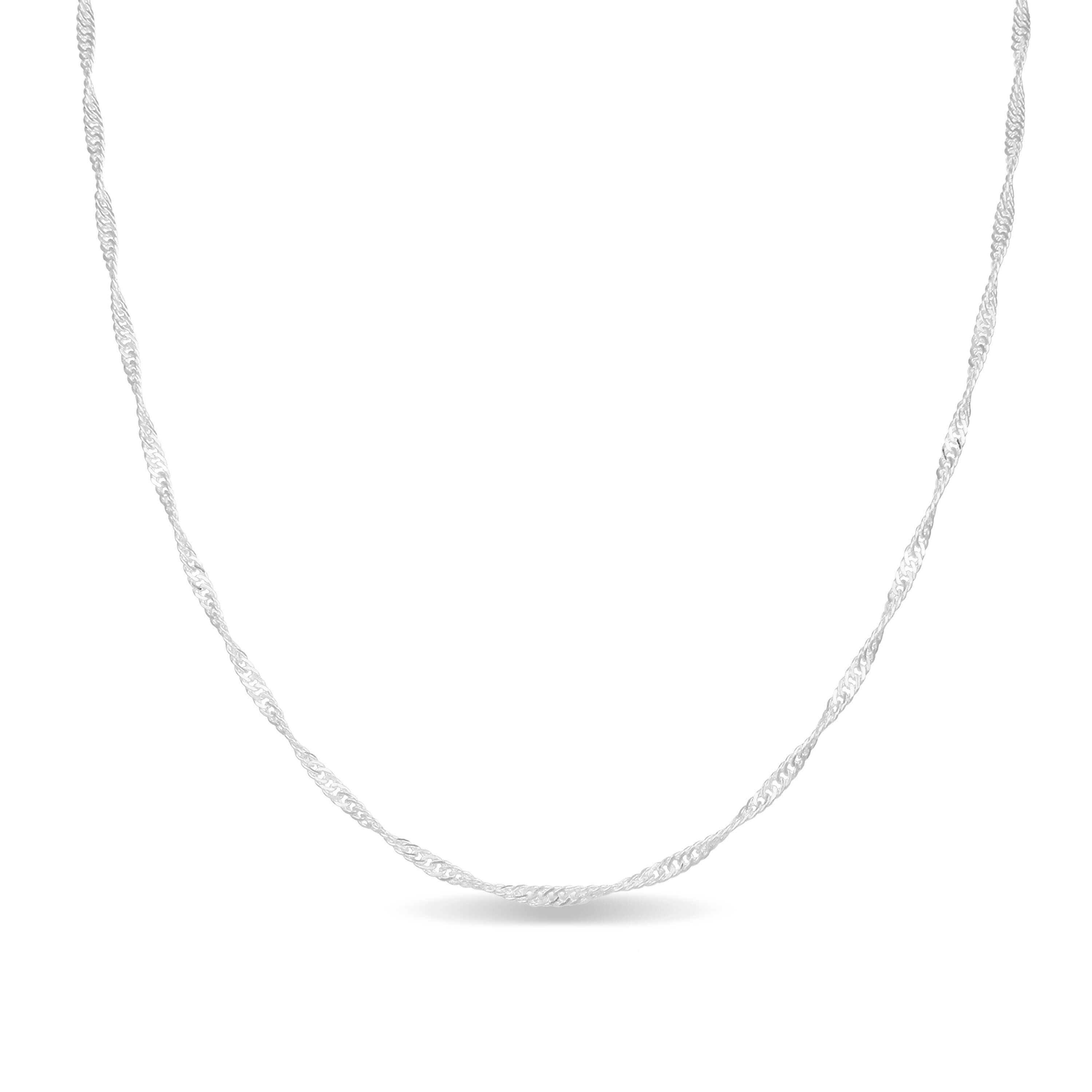 Collana Luxenter rifinita in rodio - Alrik