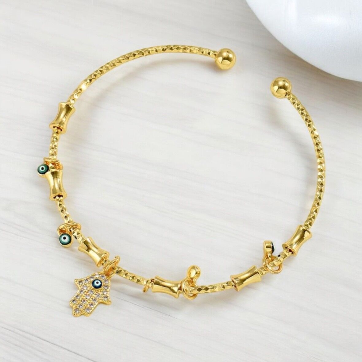 Bracelet Lucy gold plated with zircon