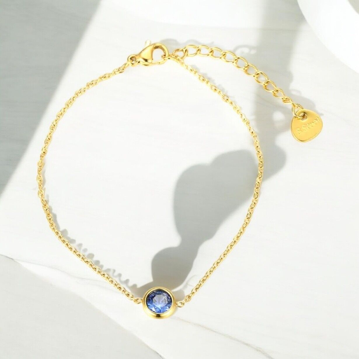 Bracelet Billy gold plated with zircon