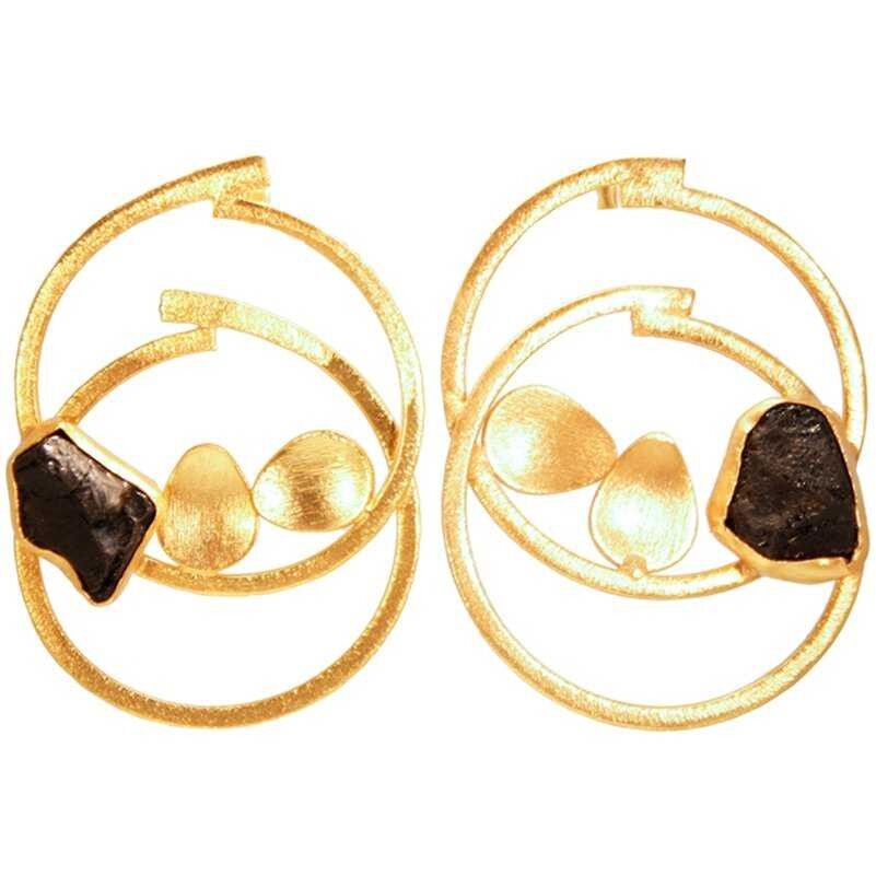 Grandi orecchini Nudum neri