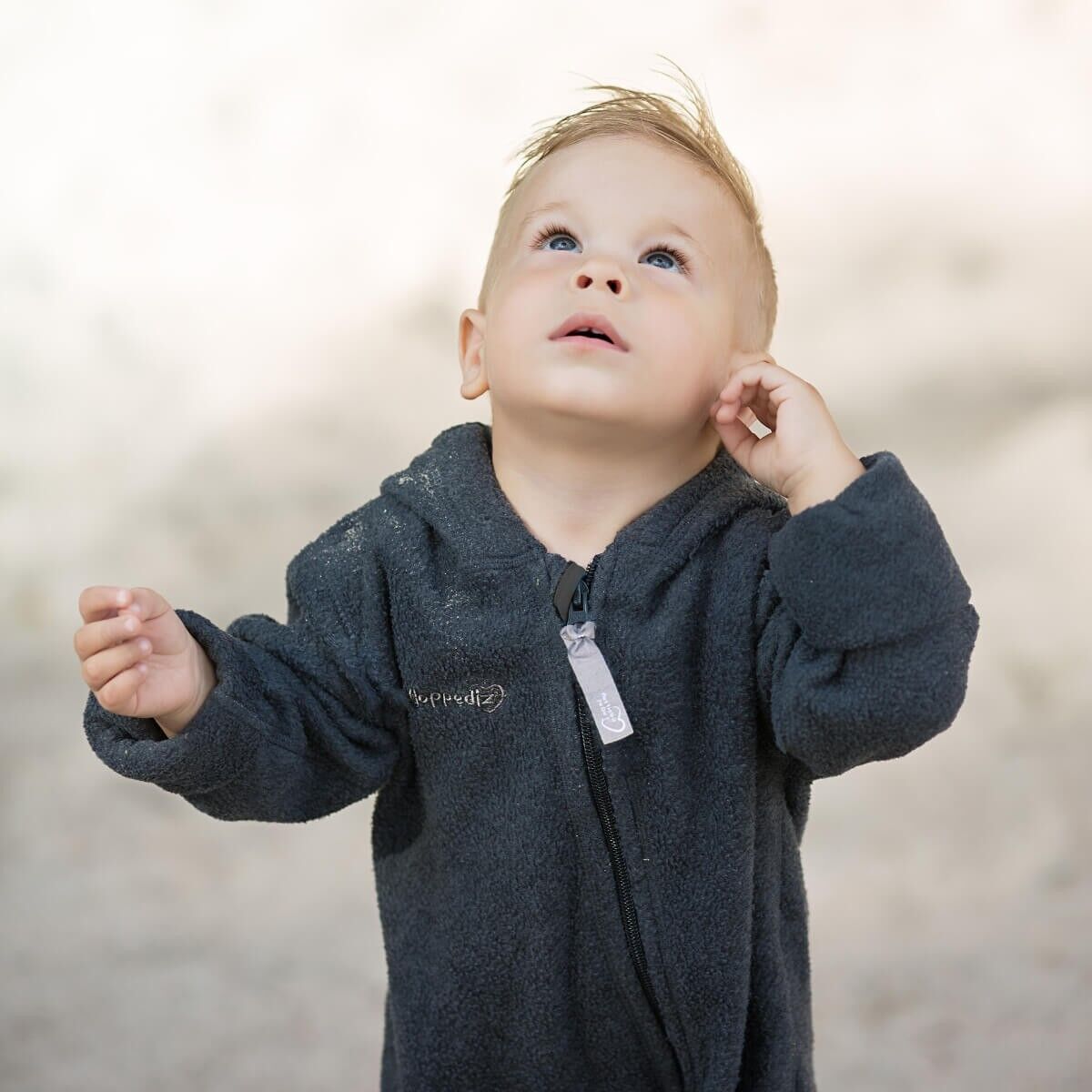 anthracite fleece overall