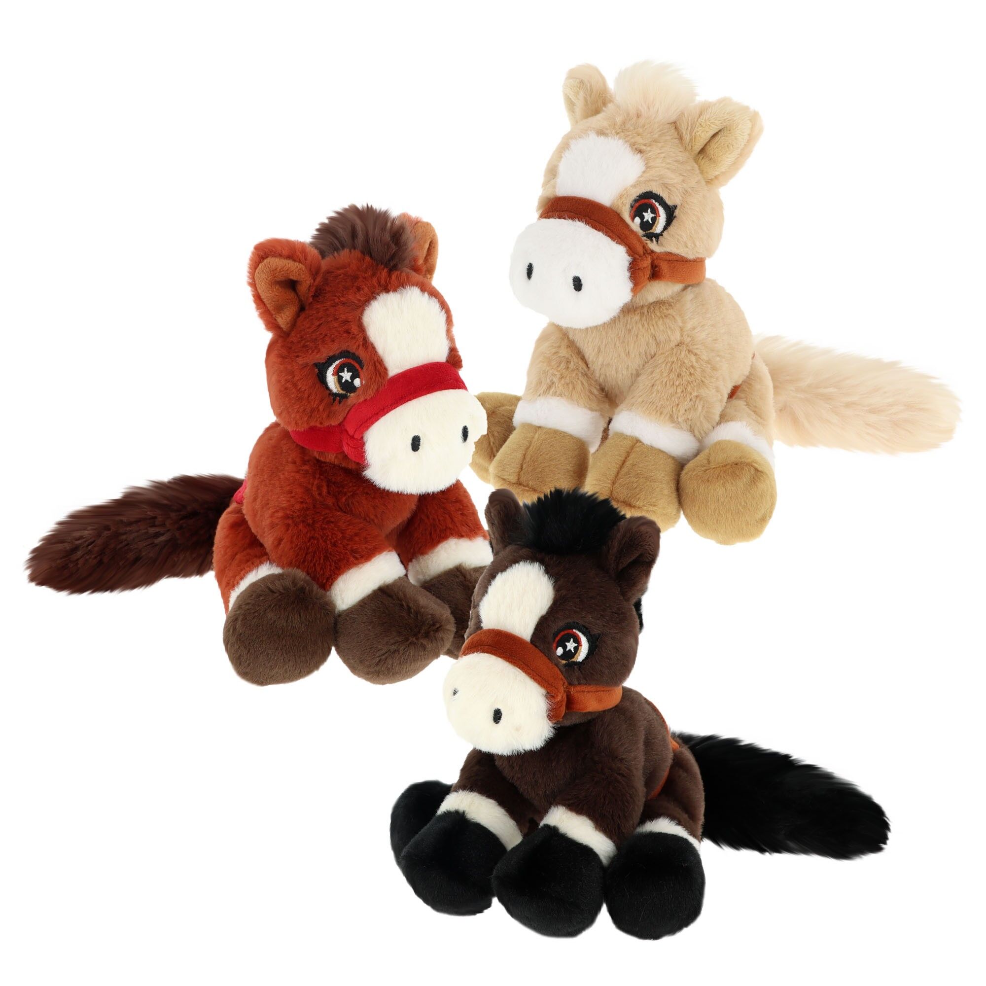 Surtido de 6 peluches Pony 16cm - KELECO