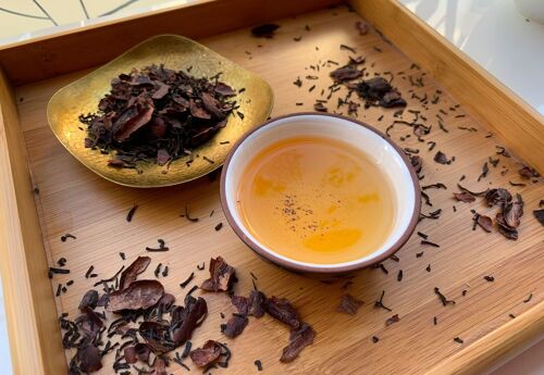 Thé noir - Qimen Kao ／ thé de Chine & écorces de cacao