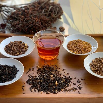 Schwarzer Tee - Indian Mood ／ Assam Tee aus Indien, Gewürze & Yuzuschalen