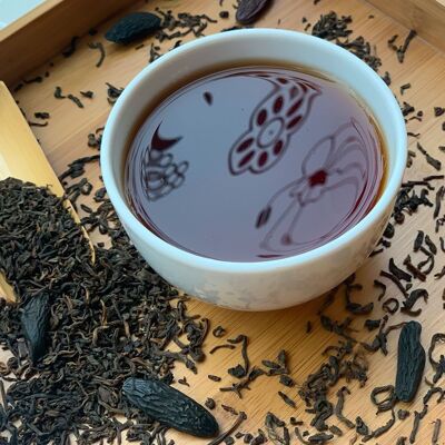 Té oscuro - Pu er Tonka ／ Té chino y habas tonka