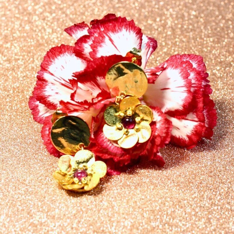 Alix - Orecchini con granato