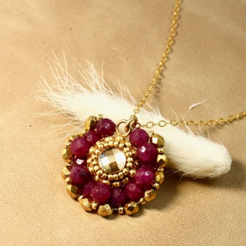 Isaure - Collier en rubis
