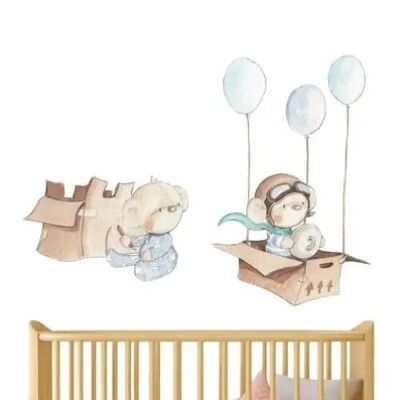 Vinile decorativo per bambini UNA SCATOLA