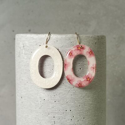orecchini Montsoreau reversibili – motivo floreale 1211