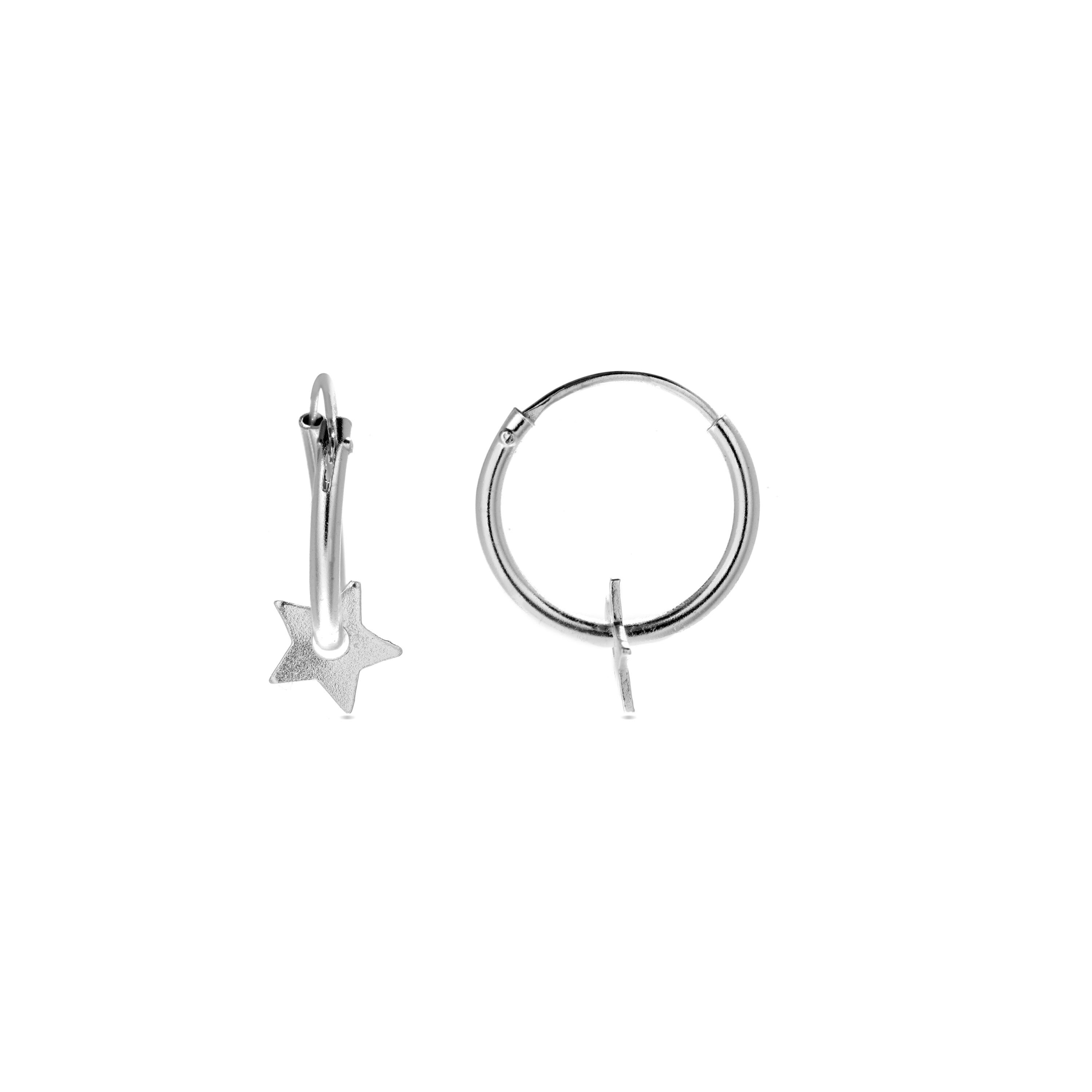 Orecchini Luxenter in argento sterling 925 con finitura rodiata - Essenziali