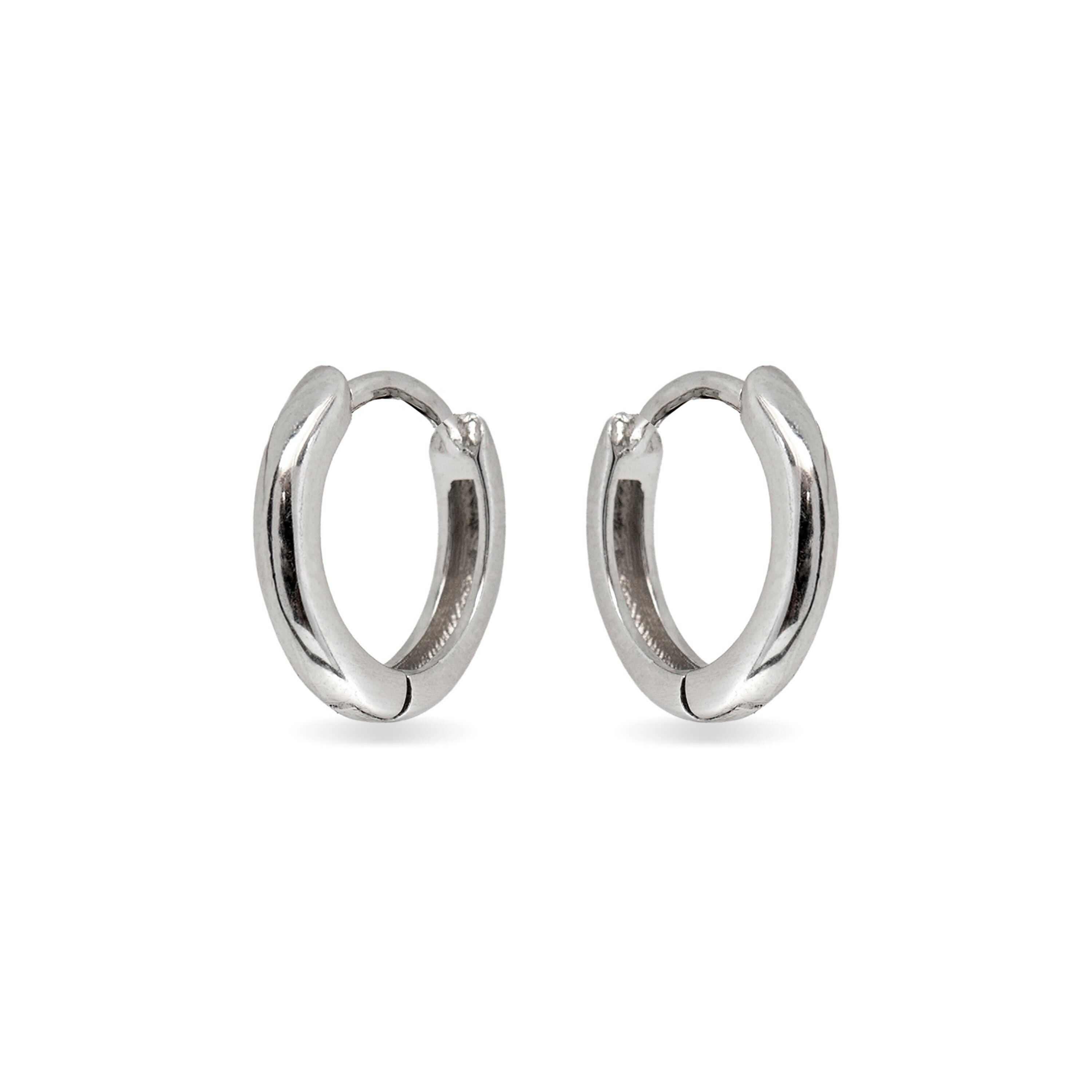 Orecchini Luxenter in argento sterling 925 con finitura rodio - Zaling