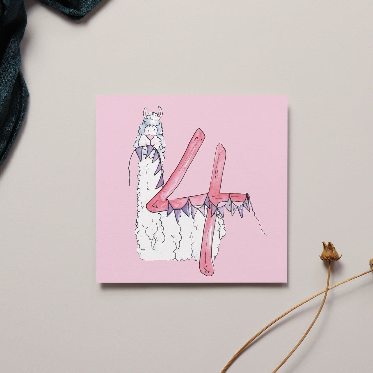 Carte Lama du jour quatre