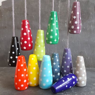 Polka Dotty Collection - Light Pull Standard 4cm Rot
