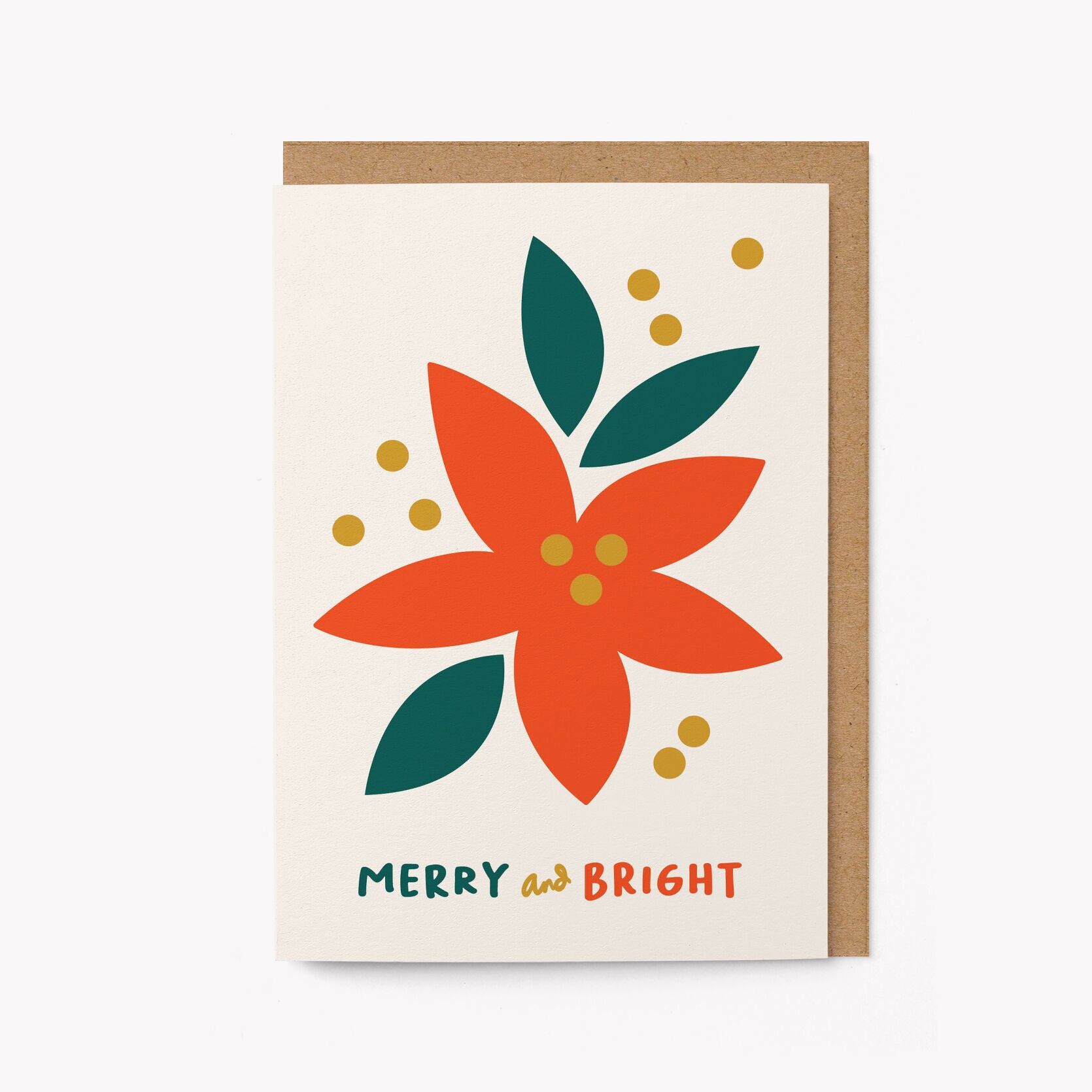 Merry & Bright - Weihnachtskarte